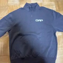GAP ダークグレー ジップアップ トレーナー