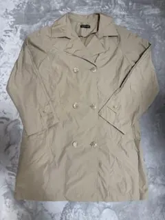 Michael Klein ベージュ トレンチコート　ナイロン