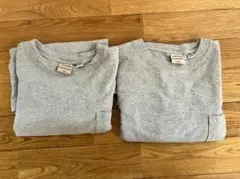 Goodwear グッドウェア 長袖ポケットTシャツ ロングスリーブ 2着セット