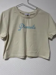 2PINK 半袖Tシャツ Piemonteロゴ ベージュ Lのサムネイル