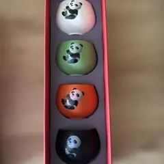 パンダデザイン 湯飲み 4個セット　万里山河