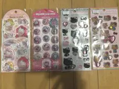かわいいキャラクターシールセット