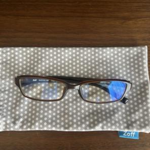 ゾフ　メガネ　　ブルーライトカットメガネ