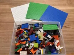 レゴブロックとプレートのセット　マインクラフト
