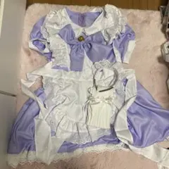 メイド服 紫 かわいい ミニスカート