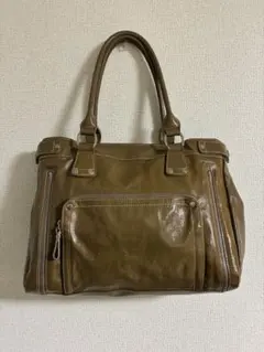 A4収納可　LONGCHAMP ハンドバッグ　ショルダーバッグ　レザー