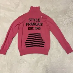 あきちゃんさん専用　ルコック　ピンクタートルネックセーター