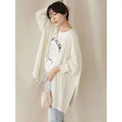 AMERICAN HOLIC 接触冷感ミディニットカーディガン　IVORYのサムネイル