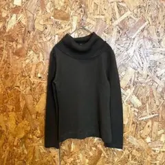 BALLSEY ニットカットソー タートルネック ウール ダークブラウン