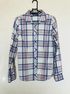 《美品》THE NORTH FACE woman チェック柄長袖シャツ M