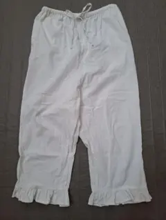 サマンサモスモス　裾フリルペチパンツ　ポケットあり