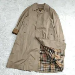 16144✨️バーバリー ノバチェック ライナー付き ステンカラーコート ベージュ