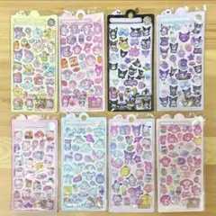 ボンボンドロップシール　3D 立体　ぷくぷくシール　キャラクター　8枚　新品