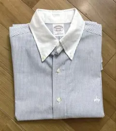 ブルックスブラザーズ　クレリック半袖ボタンダウンシャツ