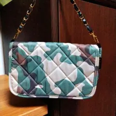 ビームス　カモフラ　ショルダーバック　クラッチバッグ　sweet付録