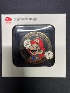 【クラブニンテンドー】スーパーマリオ　ピンバッジ2点＋ゲームキューブグッズ クラブニンテンドー】スーパーマリオ ピンバッジ2点＋ゲーム