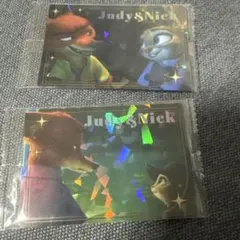 ズートピア Judy&Nick ソフトカードクッキー　2種セット