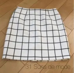 タイトスカート  チェック 31 Sons de mode