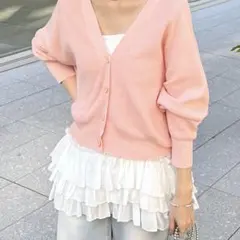裾フリルキャミソール タグ付きのサムネイル