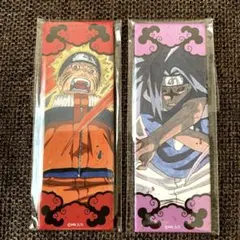 ジャンプフェスタ NARUTO 絵札缶バッジコレクション　ナルト＆サスケ