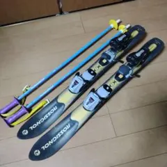 ロシニョール　スキー板　80cm カザマ　ストック　スキーセット