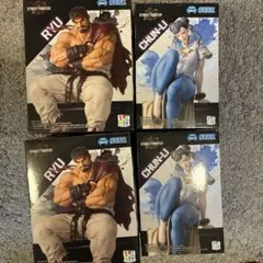 【4体:新品未開封】ストリートファイター フィギュア リュウ 春麗