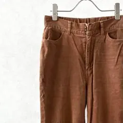GLOBAL WORK フレアパンツ ブーツカット コーデュロイ ポケット付き
