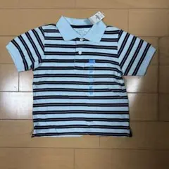 Children’s Place水色 ストライプ ポロシャツ 3T