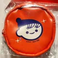 チチヤス 丸型ポーチ オレンジのサムネイル