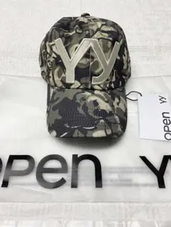 OPEN YY オープンワイワイ カモボールキャップ 迷彩 カーキ⑨