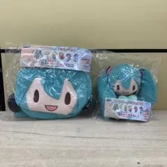 ［未開封］初音ミク ふわぷち トートバッグ ぬいぐるみ A賞 B賞 2点セット
