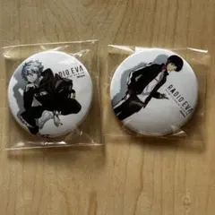 エヴァンゲリオン RADIO EVA 缶バッジ　碇シンジ 渚カヲル