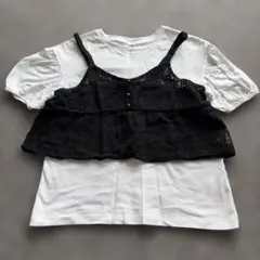 GU ビスチェ付 Tシャツ 150cmのサムネイル