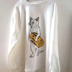 go slow caravan/ゴースローキャラバン 猫小判長袖カットソー　4のサムネイル