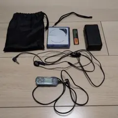 ひ*し様 VICTOR MDプレーヤー/イヤフォン、電池＆充電器セット☆動作確認のサムネイル