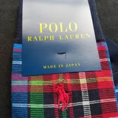 【匿名配送】POLO RALPH LAUREN ソックス タータンチェックのサムネイル