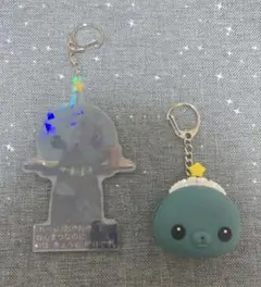 教育番組　ほめほめカフェ　シリコンミニケース BIGアクリルキーホルダー