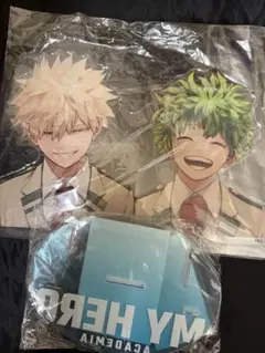 僕のヒーローアカデミア　アクリルGIGAフィギュア　緑谷出久　爆豪勝己