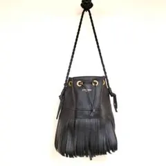 専用ページブラック フリンジ バケットバッグ