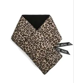 TAION タイオンベーシック ダウンマフラー　レオパード