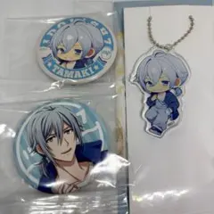 アイナナ　ローソンコラボ　缶バッジ・アクキーセット　環