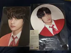 BTS V テヒョン うちわ 公式 MAP OF THE SOUL ON:E