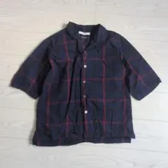 GREEN LABEL RELAXING 半袖チェックシャツ