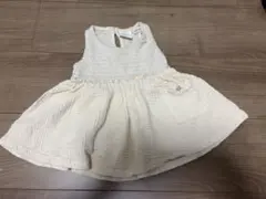 ベビー ノースリーブ ワンピース アイボリーのサムネイル