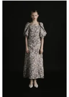et.UNiVER】Sheer Jacquard Organza Dress - メルカリ