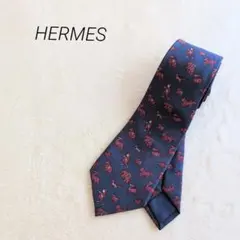 エルメス　HERMES　SILK100% アニマル柄　セレモニー　即日発送