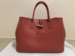 ロンシャン ロゾ トートバッグ ピンク A4サイズ対応