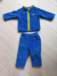 THE NORTH FACE キッズフリース上下 青 80cm~