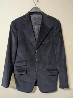 【美品】dunhill(ダンヒル)　コーデュロイジャケット ネイビー