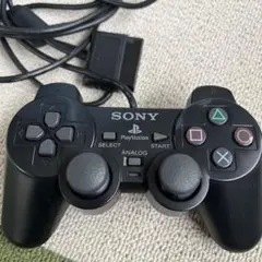SONY PlayStation 2コントローラー 黒 ジャンク品